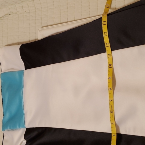 Jessica McClintock for Gunne Sax Vintage color block strapless maxi gown size 1 - Picture 11 of 14